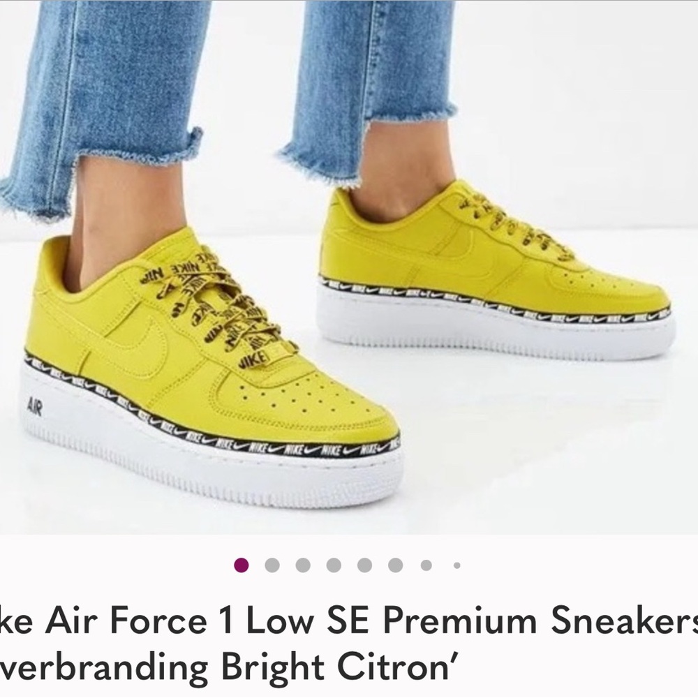Nike Air Force 1 Low SE Premium - Yellow - Picture 4 of 4